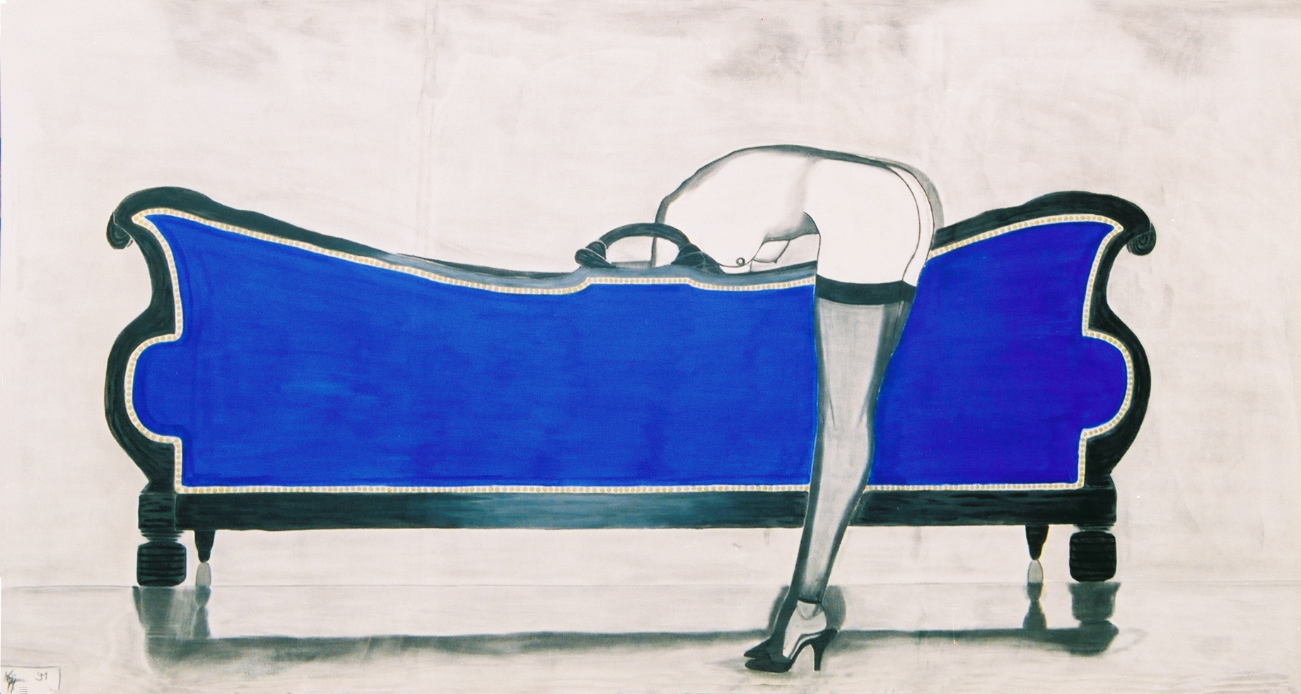 Das blaue Sofa I.II (Hohe Aufl&ouml;sung)