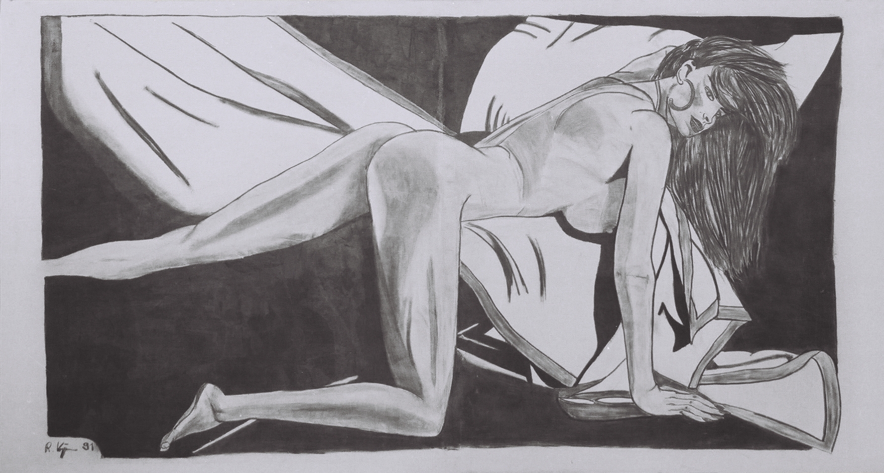 Die Unbez�hmbare, sw (Hohe Aufl&ouml;sung)