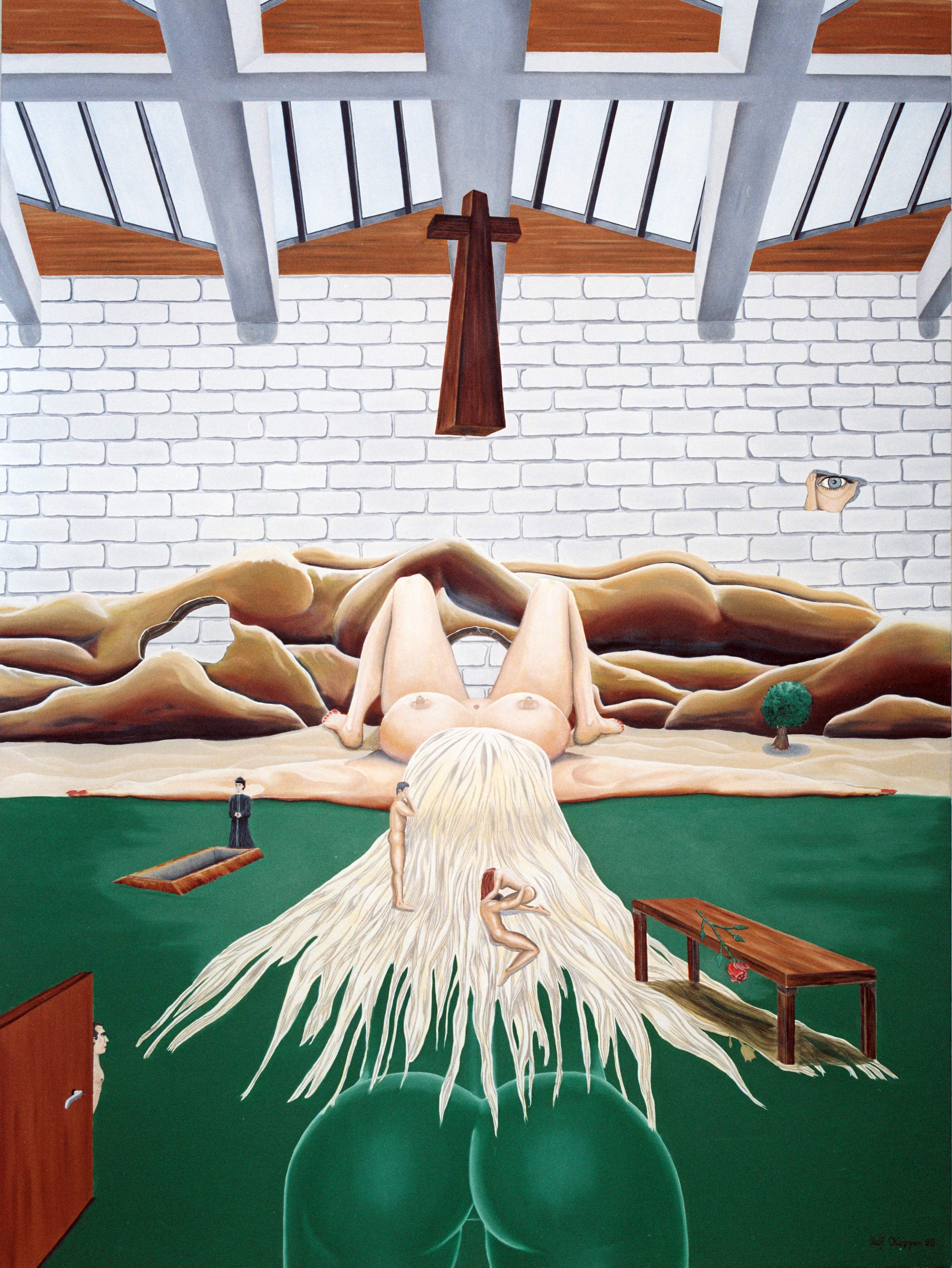 Ich, meinen eigenen Tod betrachtend (Hohe Aufl&ouml;sung)